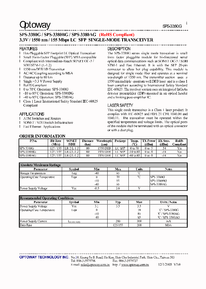 SPS-3380BG_1176030.PDF Datasheet