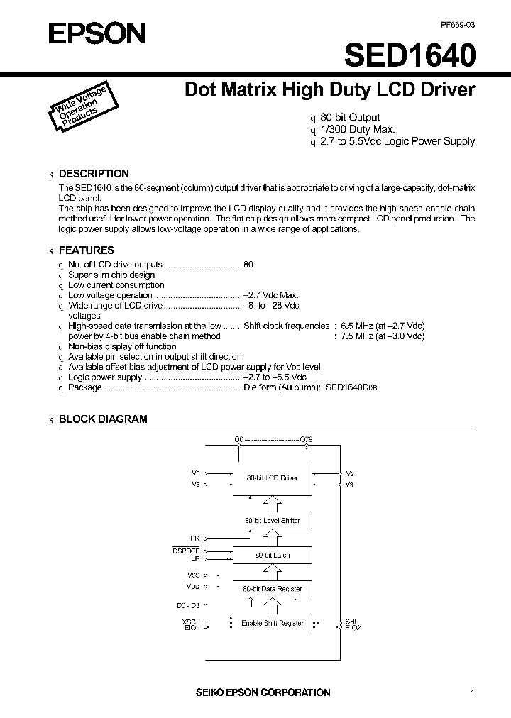 SED1640_1164528.PDF Datasheet