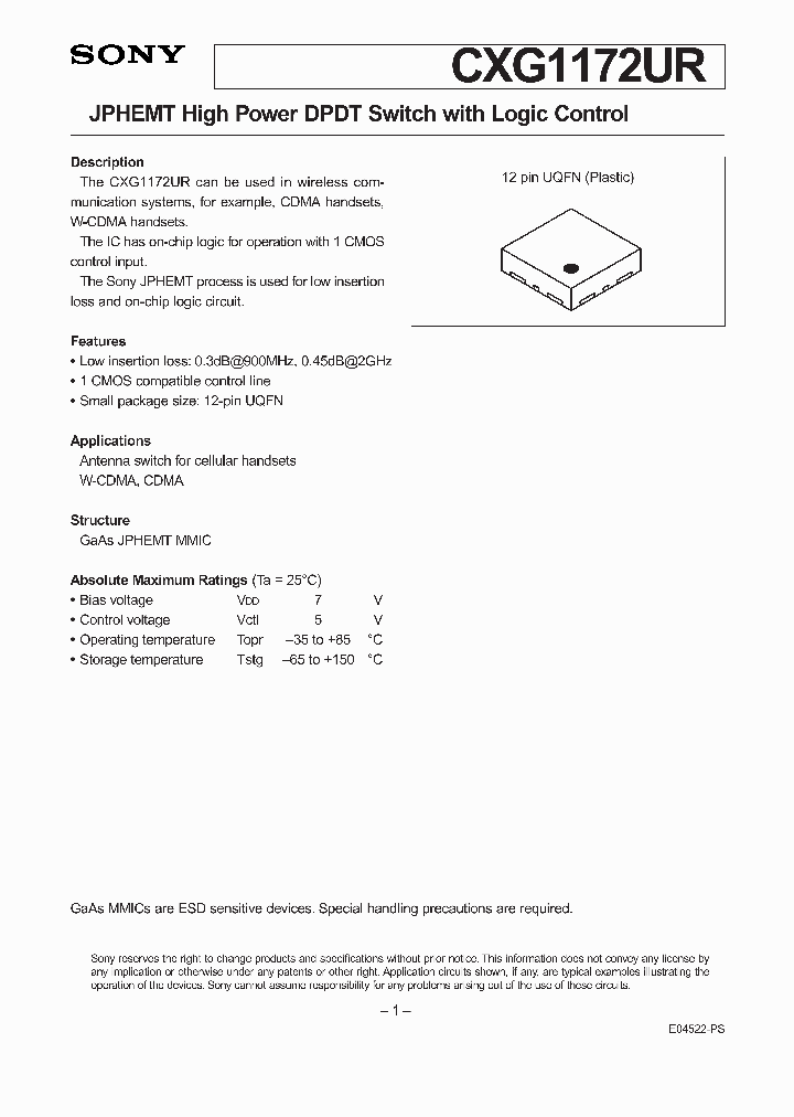 CXG1172UR_1696655.PDF Datasheet