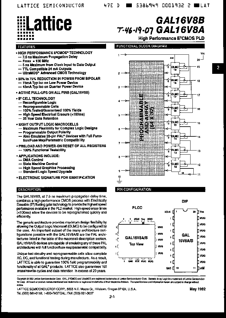GAL16V8A_1212518.PDF Datasheet