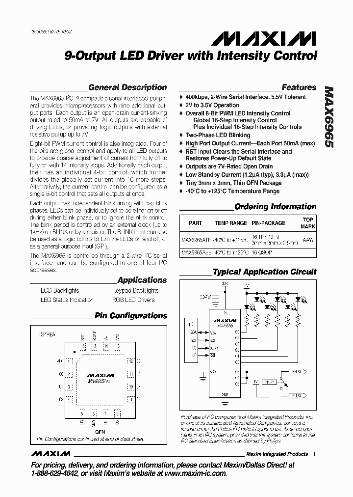 MAX6965_1697881.PDF Datasheet