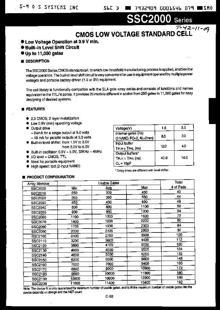 SSC2190_1213321.PDF Datasheet