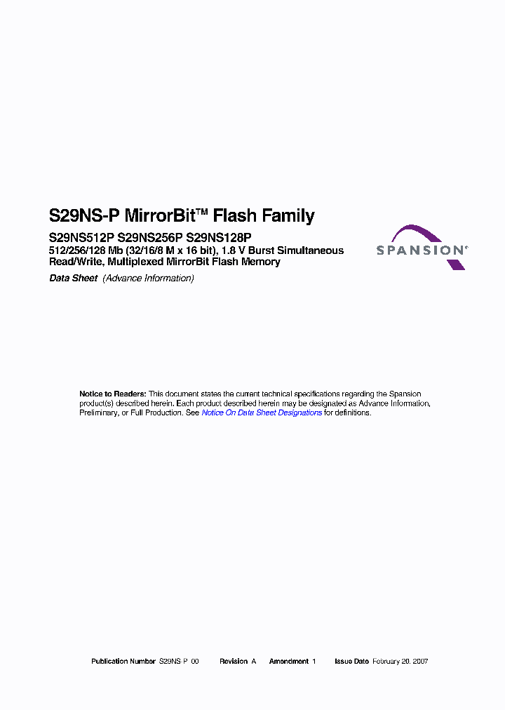 S29NS-P_1176653.PDF Datasheet