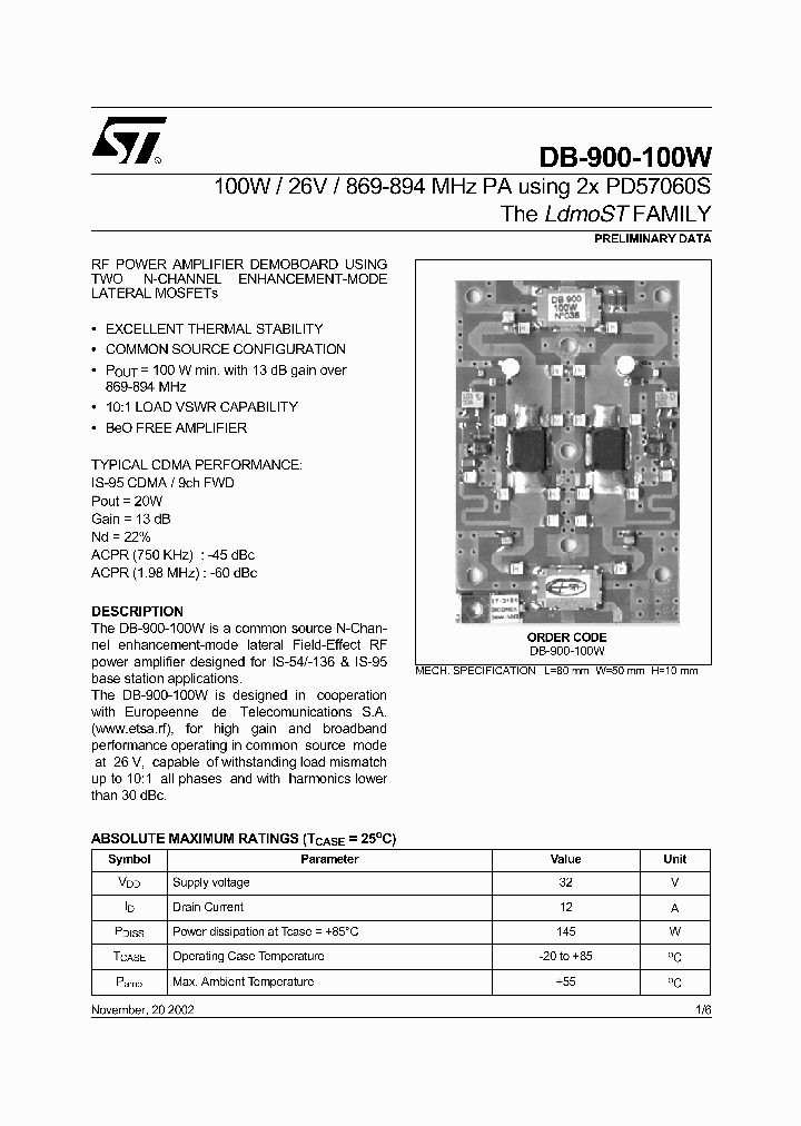 DB-900-100W_1698042.PDF Datasheet