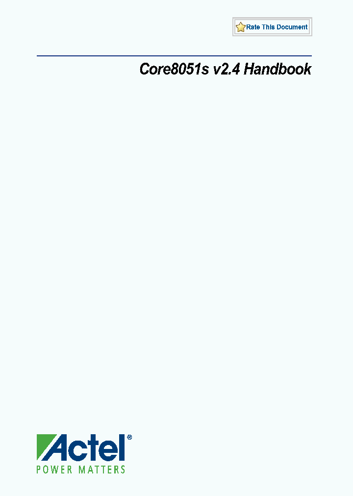 CORE8051S-RC_1200638.PDF Datasheet