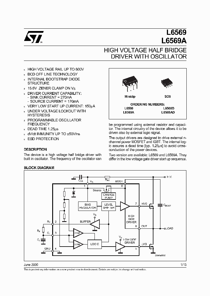L6569D013TR_1698370.PDF Datasheet