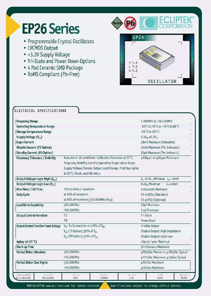 EP2600PD_1230088.PDF Datasheet
