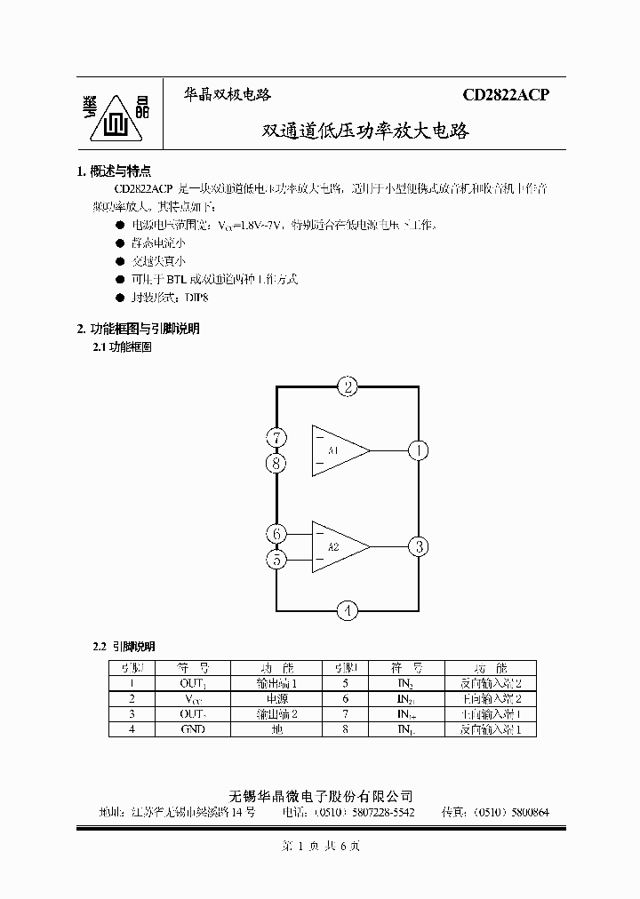 CD2822ACP_1227420.PDF Datasheet