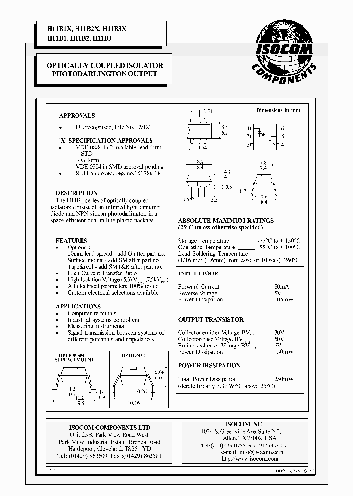 H11B1_1232648.PDF Datasheet