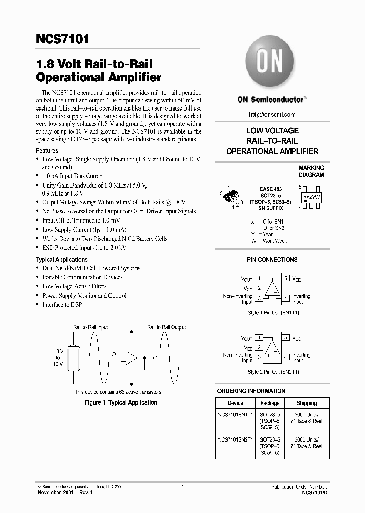 NCS7101-D_1706633.PDF Datasheet