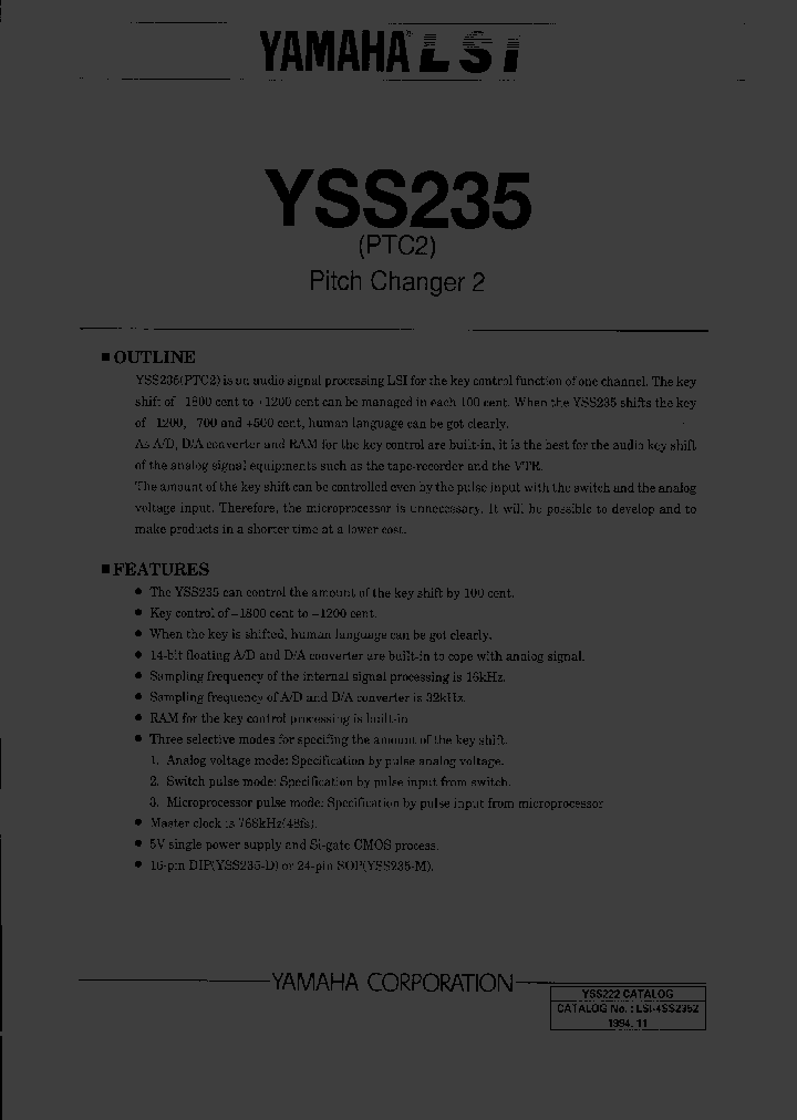 YSS235-M_1286501.PDF Datasheet