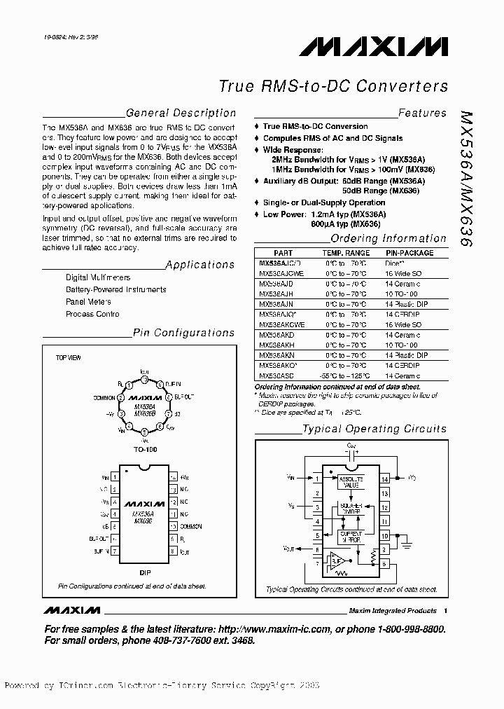 AD636JCD_1287493.PDF Datasheet