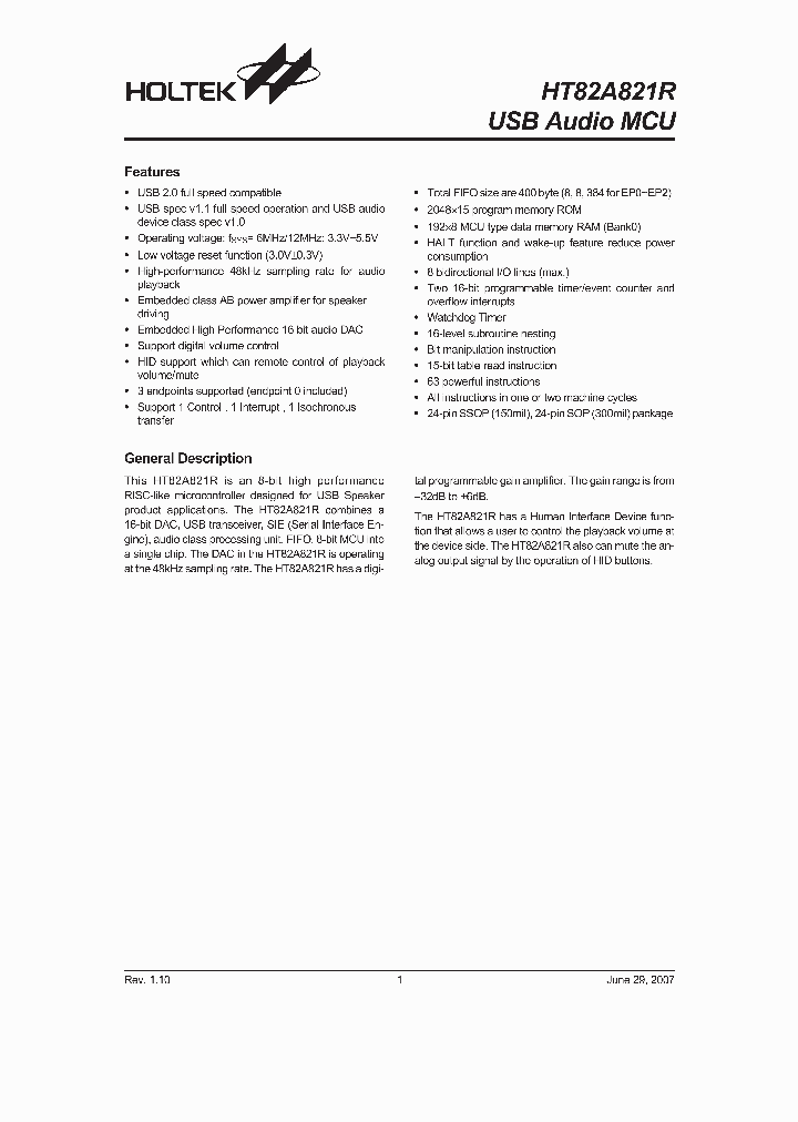 HT82A821R_1710963.PDF Datasheet
