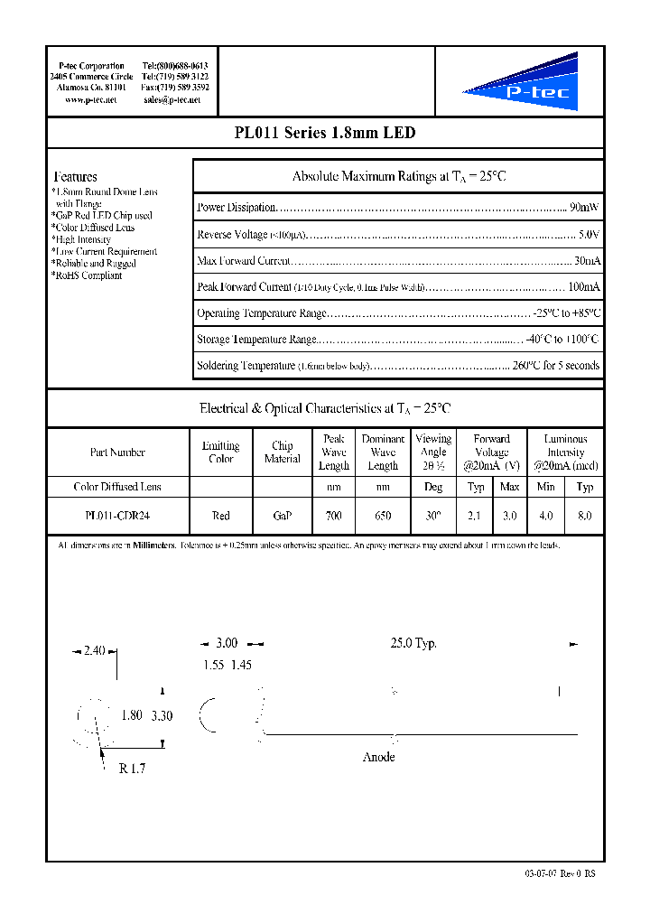 PL011-CDR24_1714637.PDF Datasheet