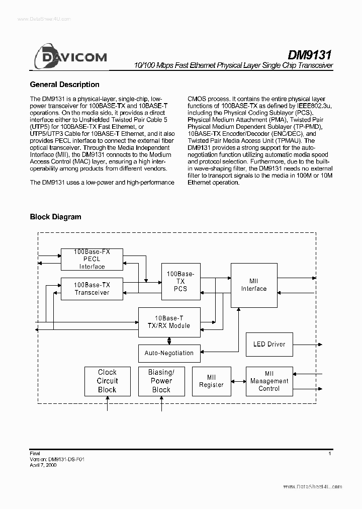DM9131_1709987.PDF Datasheet