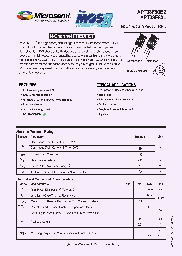 APT38F80B209_1725202.PDF Datasheet