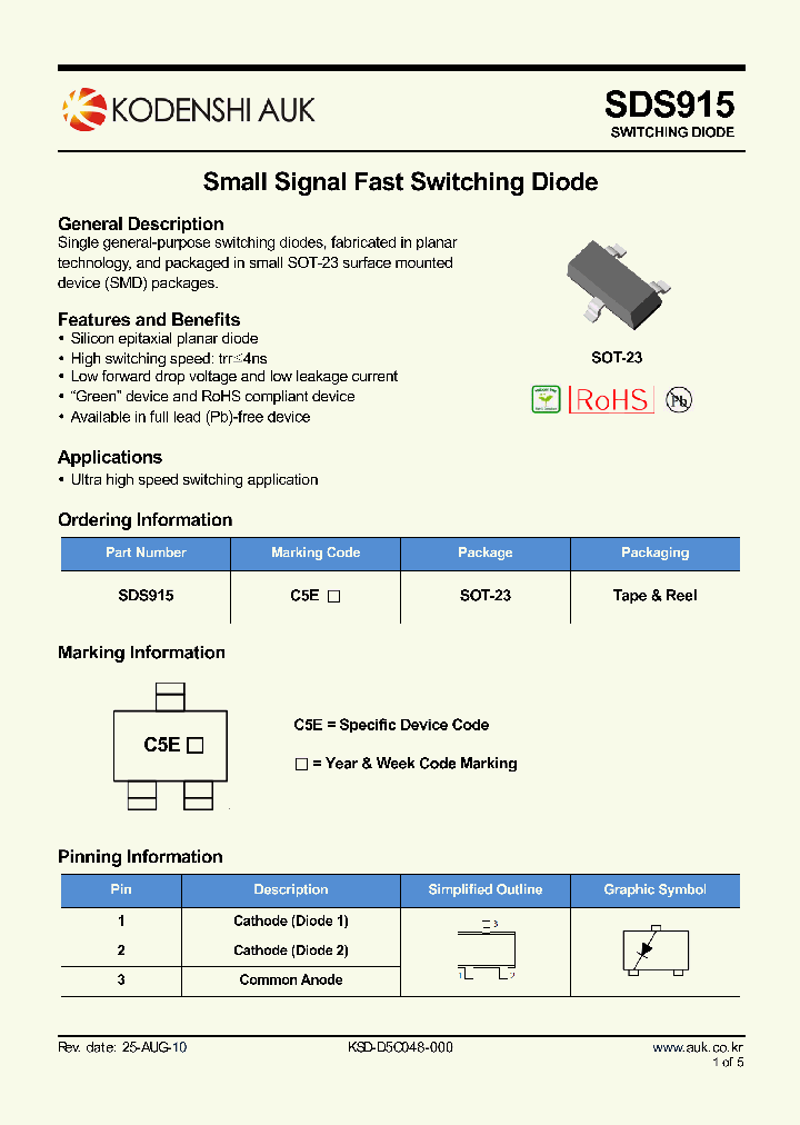 SDS915_1726528.PDF Datasheet