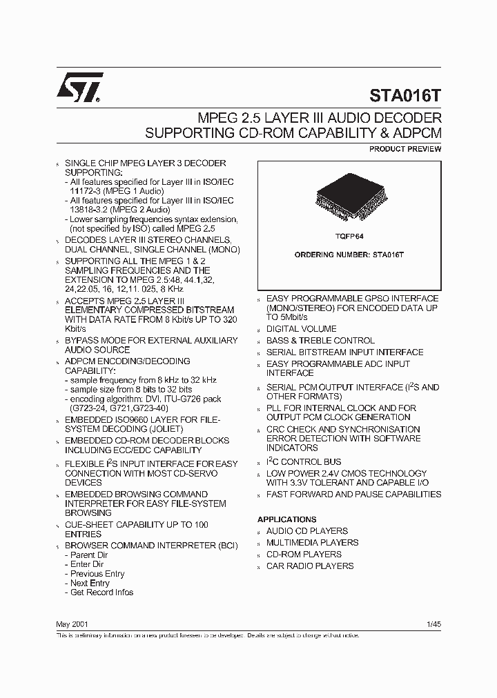 STA016T_1374066.PDF Datasheet