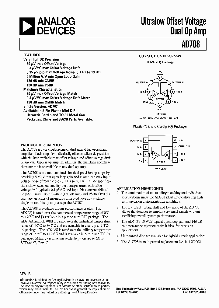 AD708_1370973.PDF Datasheet
