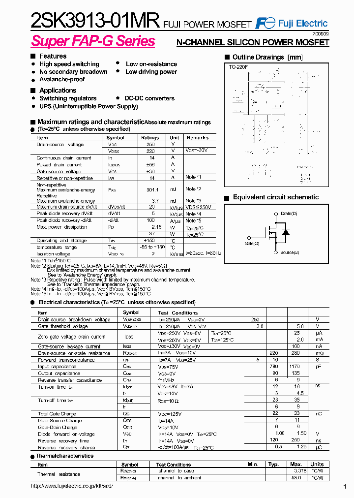2SK3913-01MR_1729145.PDF Datasheet