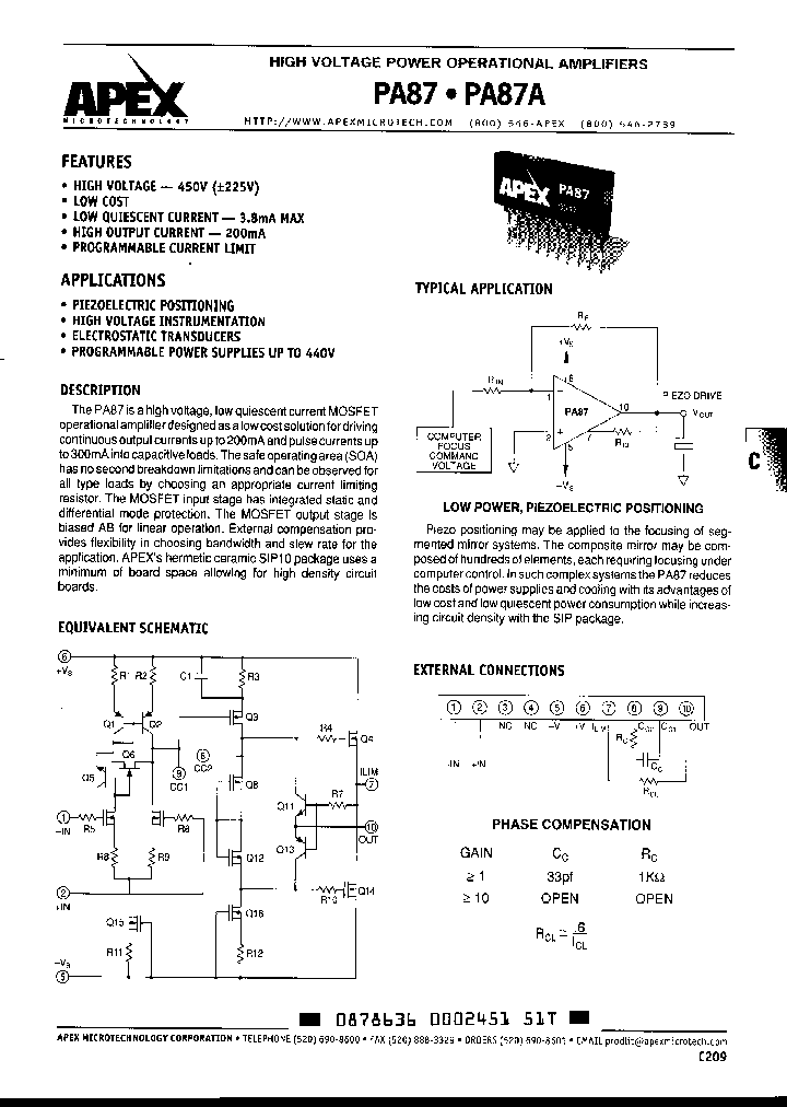 PA87_1383632.PDF Datasheet