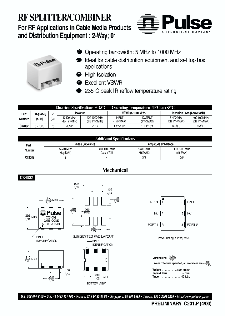 CX4002_1377127.PDF Datasheet