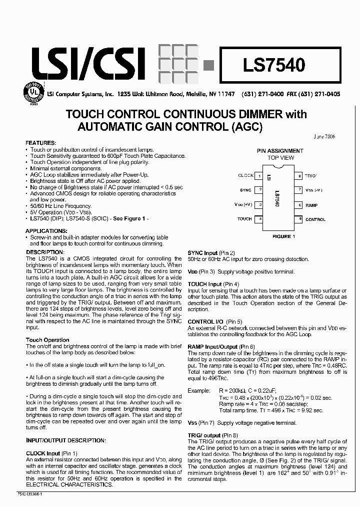 LS7540_1382316.PDF Datasheet