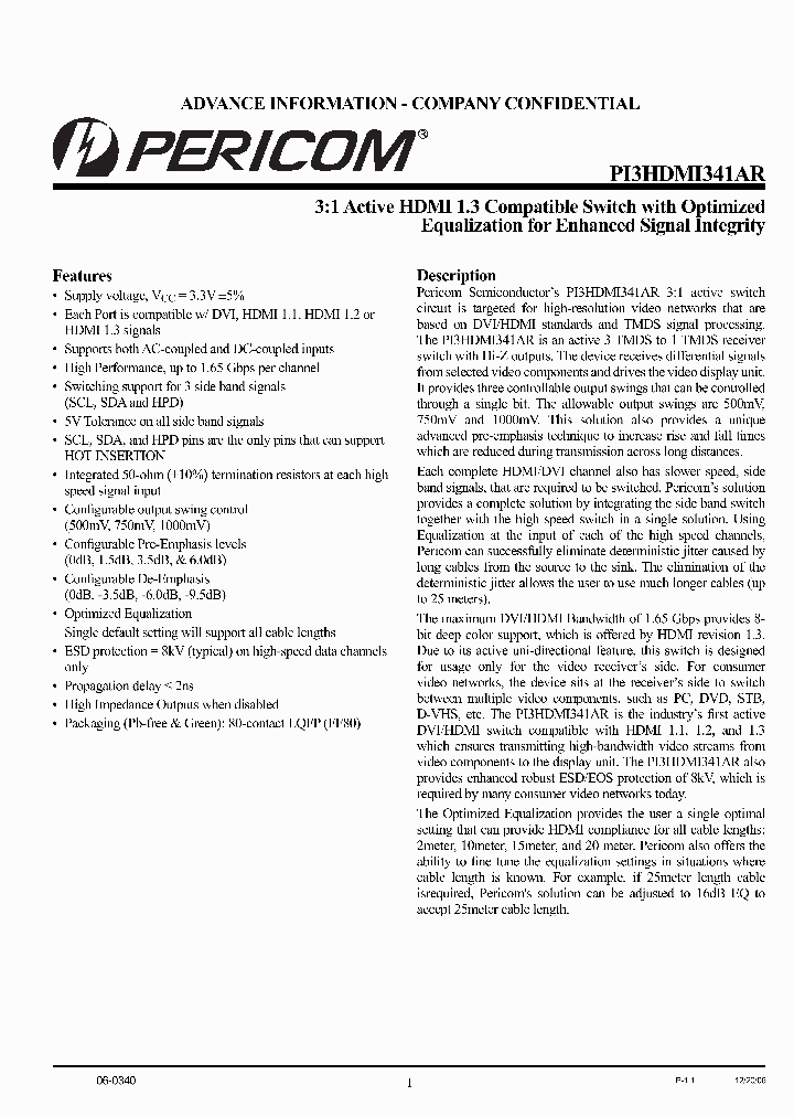 PI3HDMI341AR_1392335.PDF Datasheet