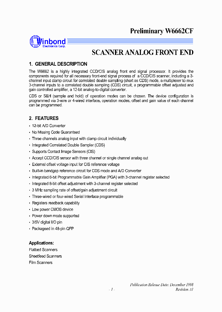 W6662CF_1407538.PDF Datasheet