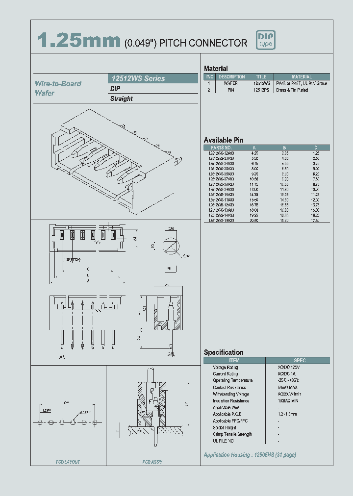 12512WS-13A00_1408063.PDF Datasheet