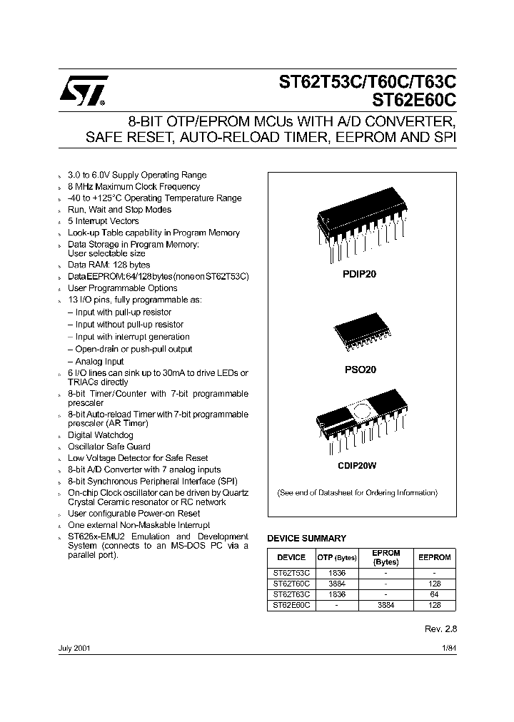 ST62P60CB6_1740692.PDF Datasheet