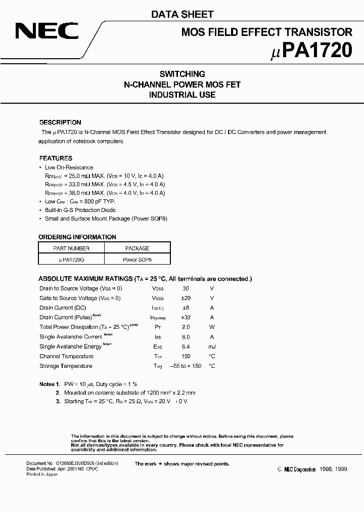 UPA1720G-E1_1742061.PDF Datasheet