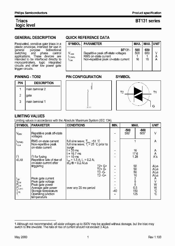 BT131-500_1441263.PDF Datasheet