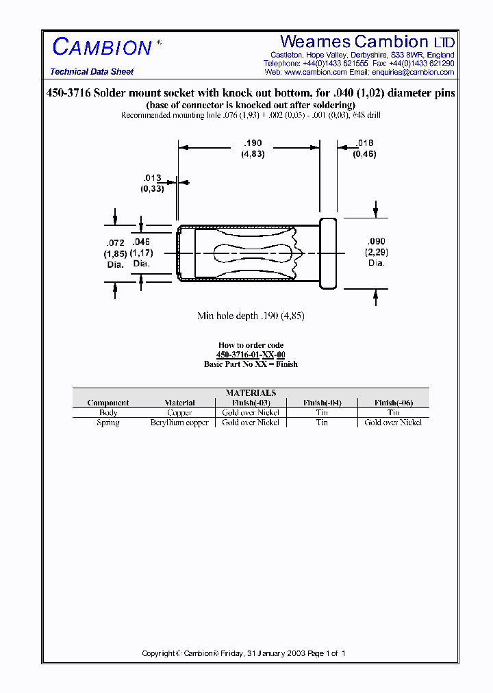 450-3716_1749713.PDF Datasheet