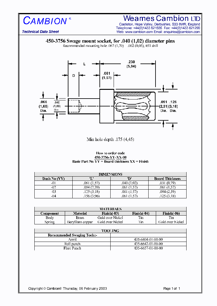 450-3756_1749724.PDF Datasheet