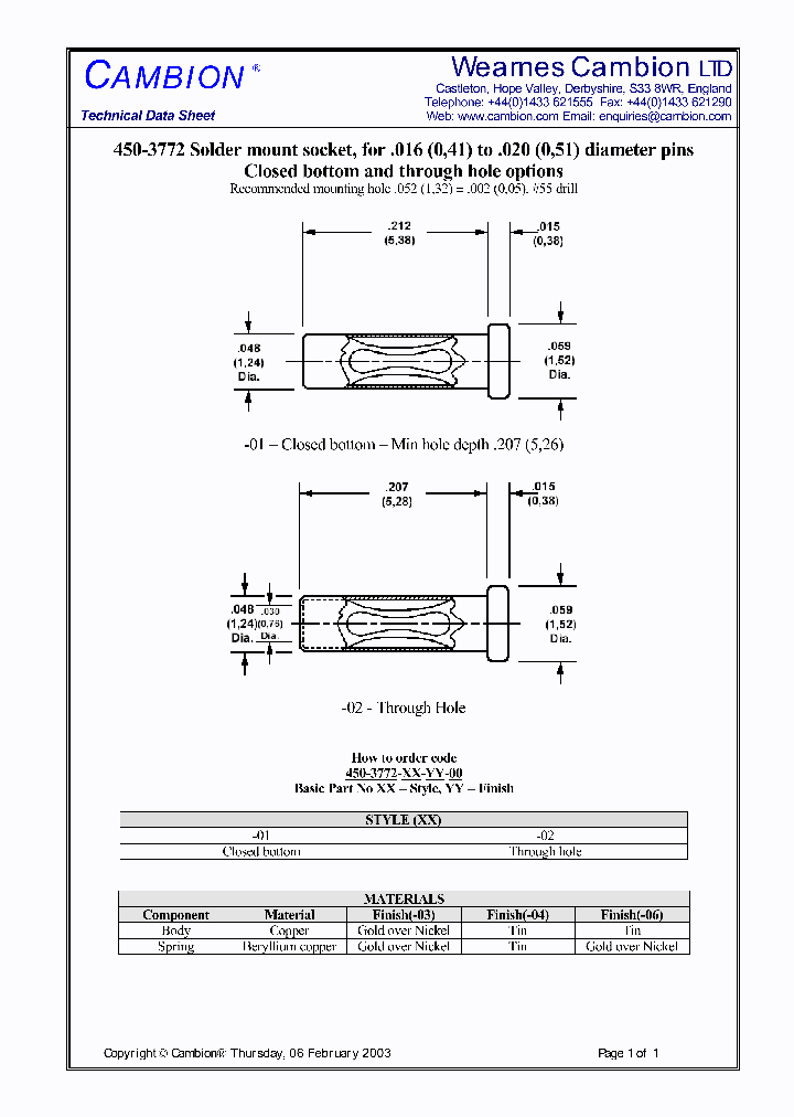 450-3772_1749726.PDF Datasheet