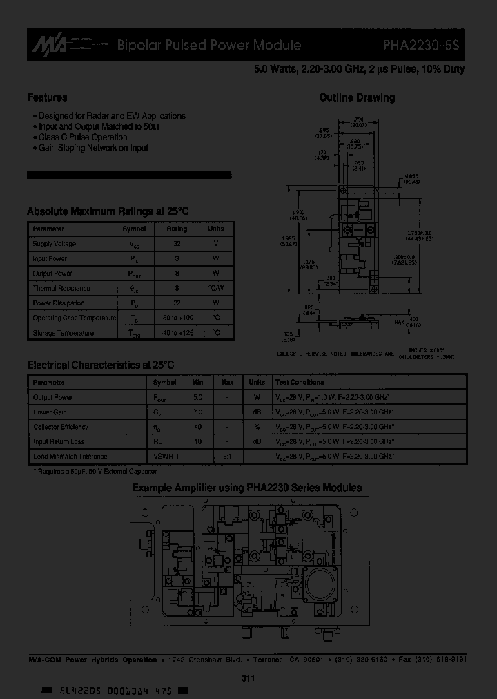PHA2230-5S_1435407.PDF Datasheet