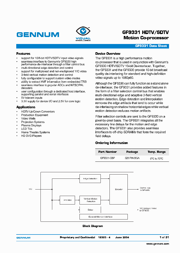 GF9331-CBP_1442263.PDF Datasheet