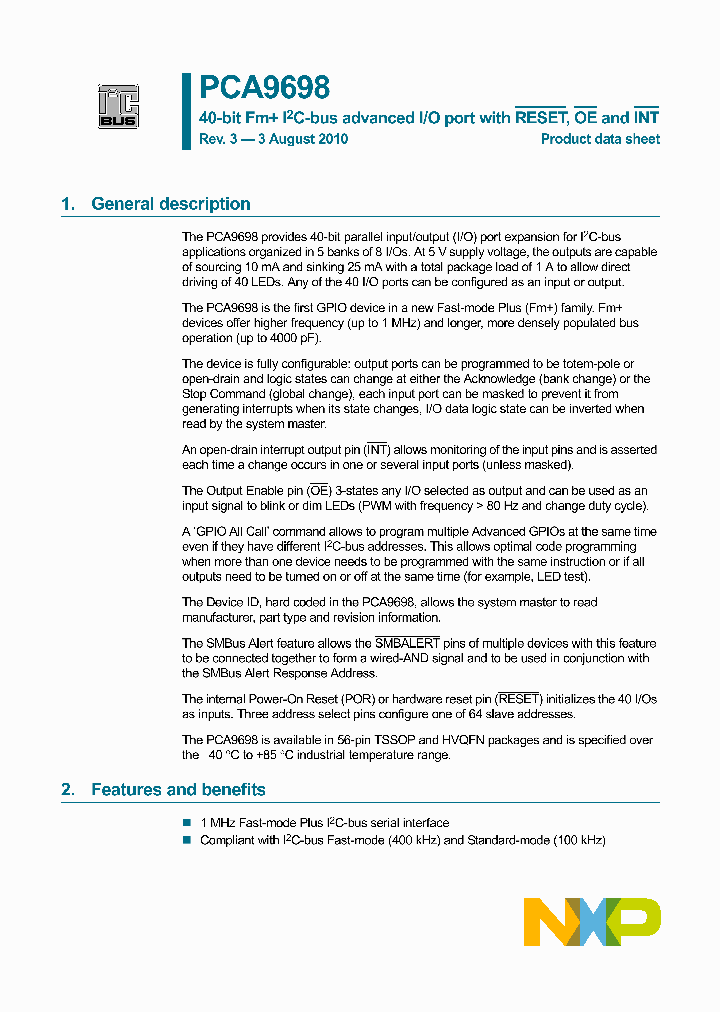 PCA9698DGG512_1451226.PDF Datasheet