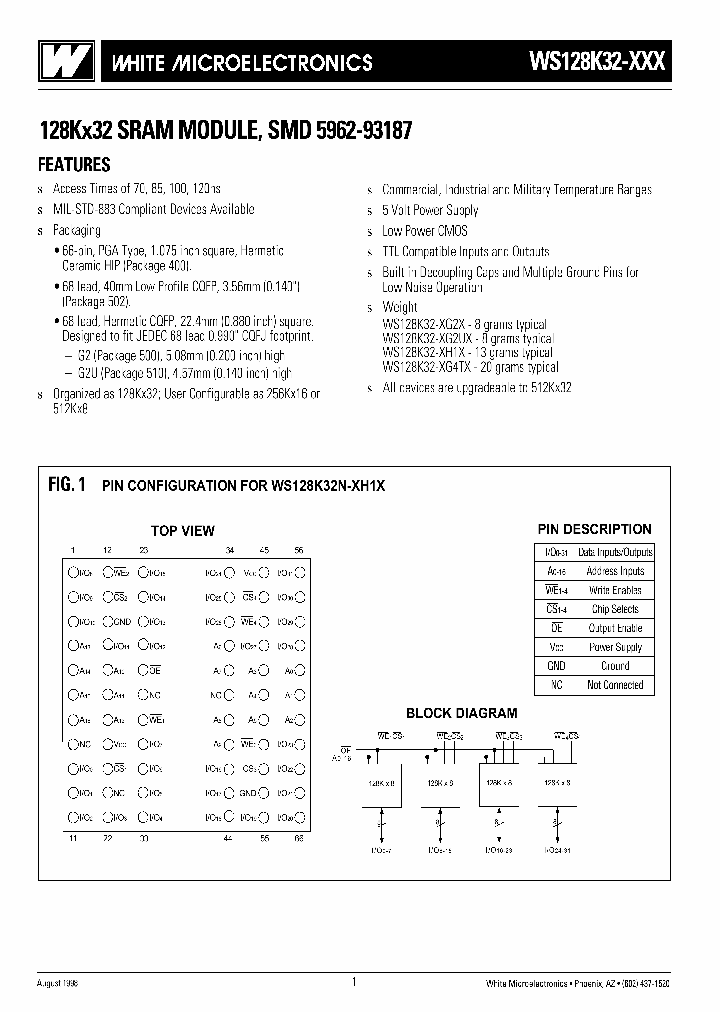 WS128K32-70_1448461.PDF Datasheet