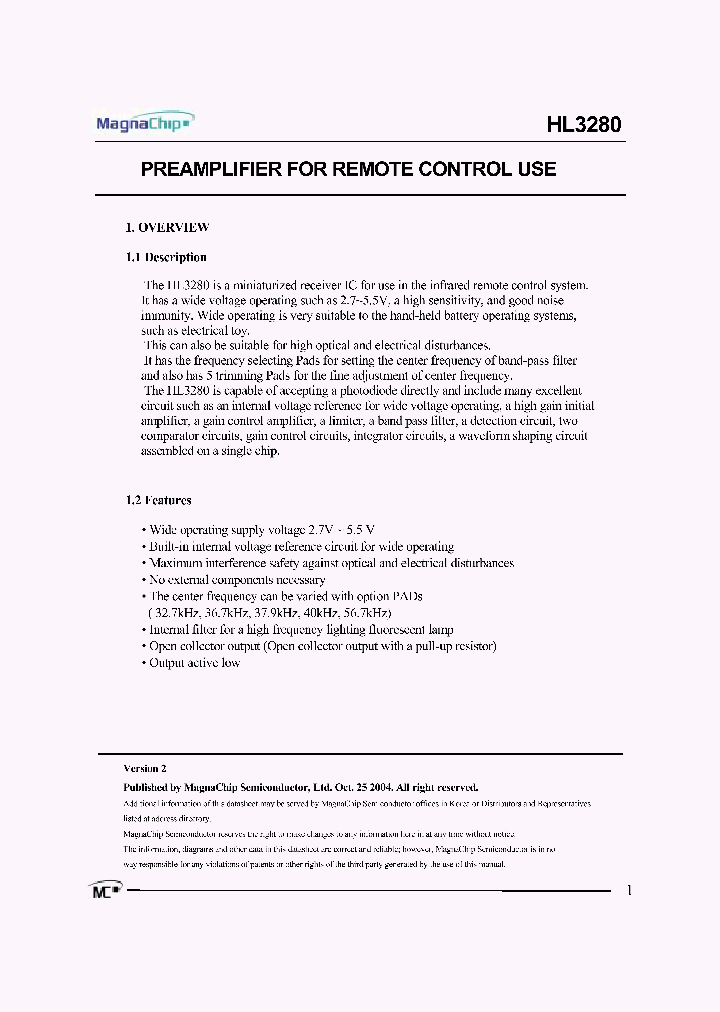 HL3280_1449920.PDF Datasheet