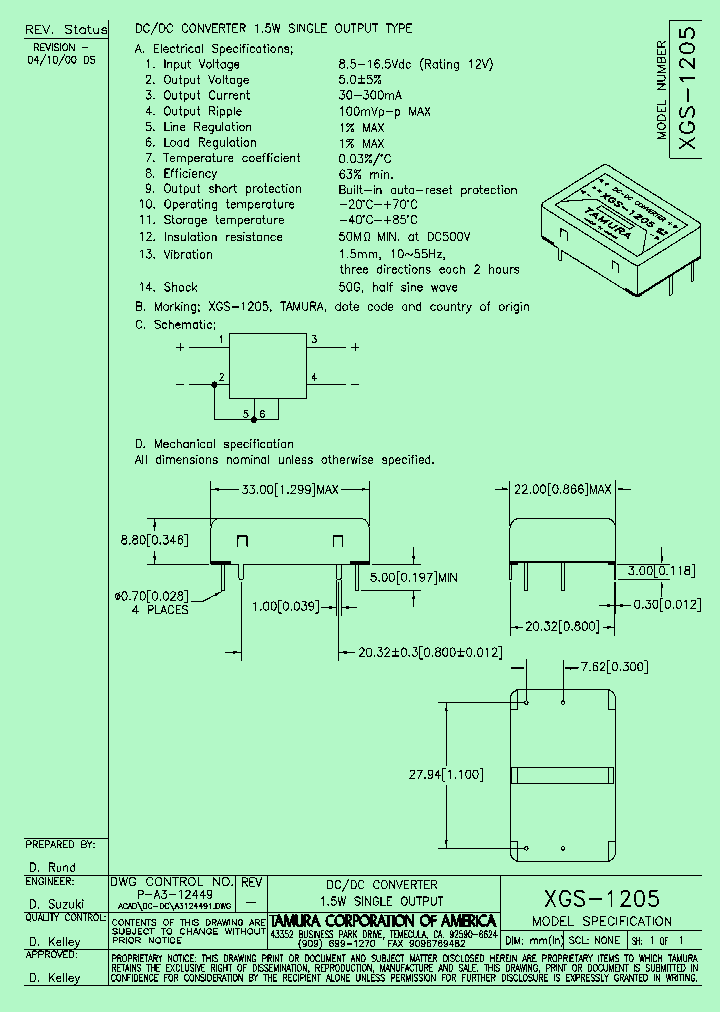 XGS-1205_1457022.PDF Datasheet