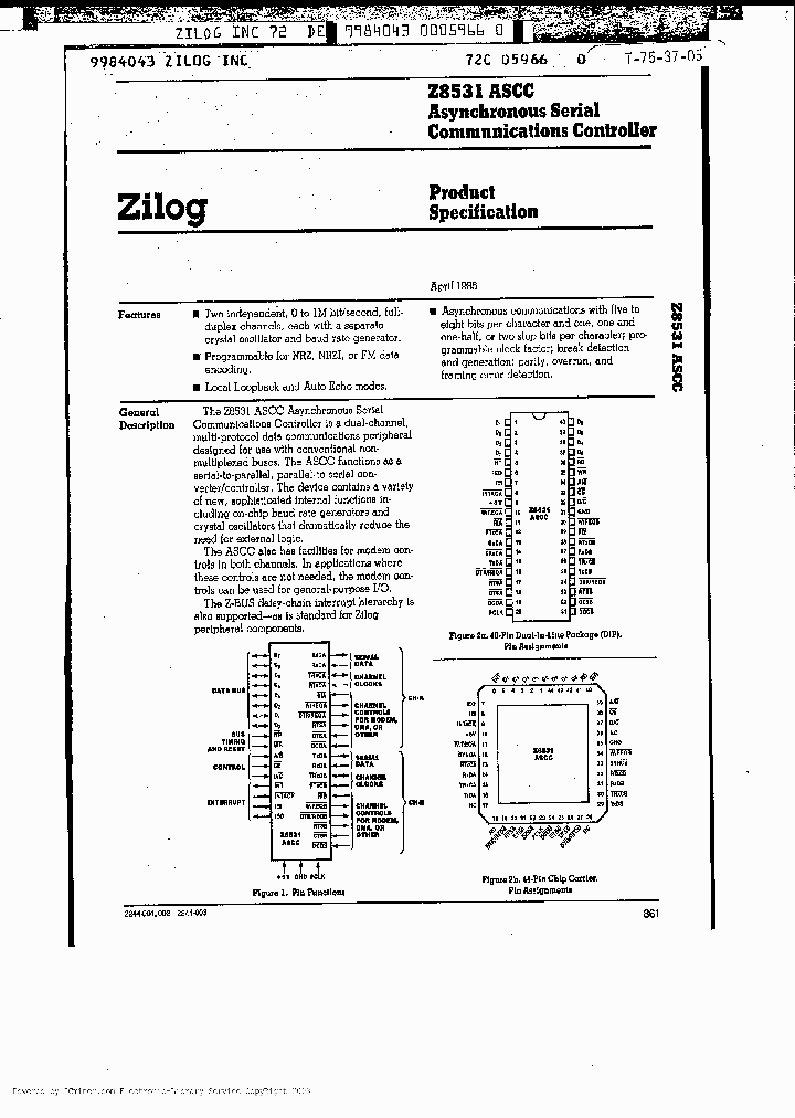 Z8531-CS_1442236.PDF Datasheet