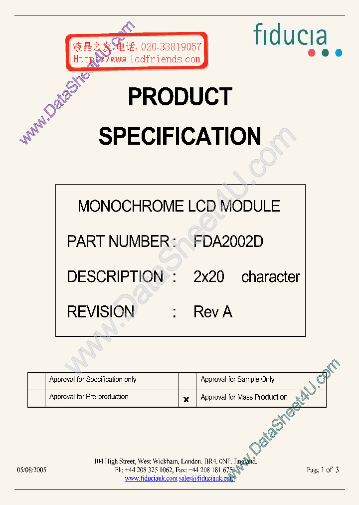 FDA2002D_1757123.PDF Datasheet