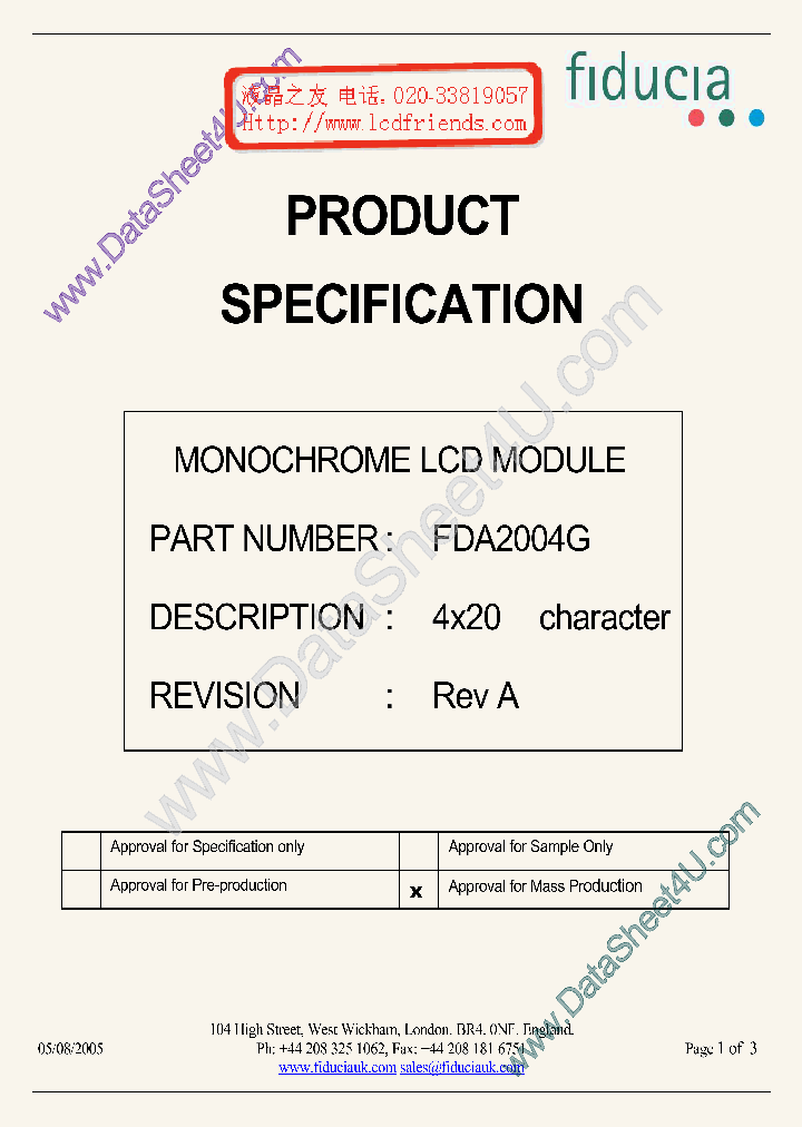 FDA2004G_1757127.PDF Datasheet