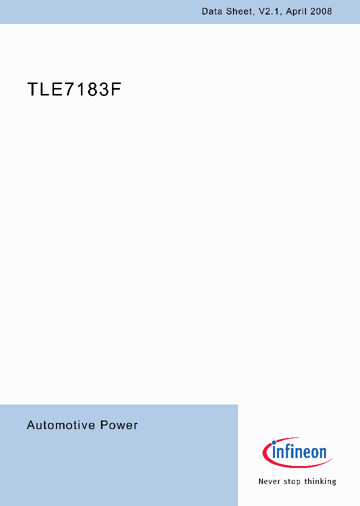 TLE7183F_1762334.PDF Datasheet
