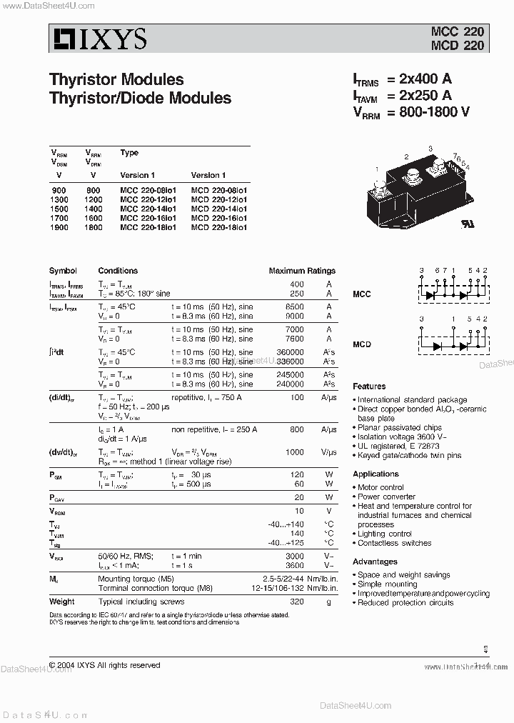 MCD220_1763736.PDF Datasheet