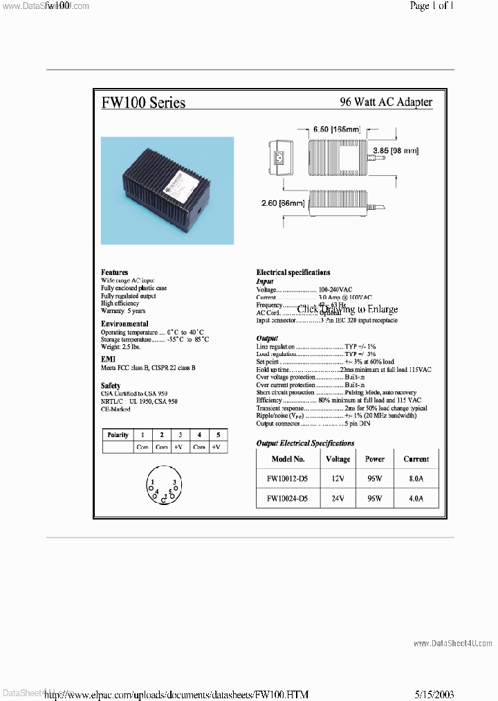 FW100_1758765.PDF Datasheet