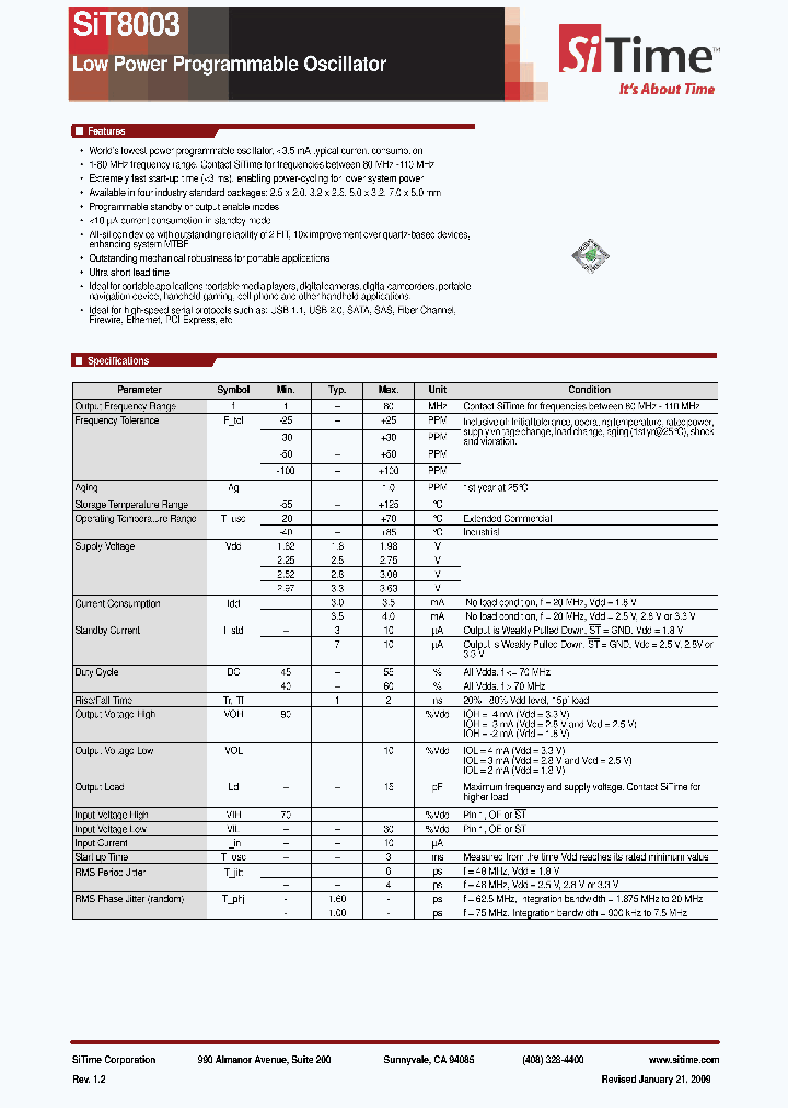 SIT8003AI-14-33E-1000000_1481603.PDF Datasheet