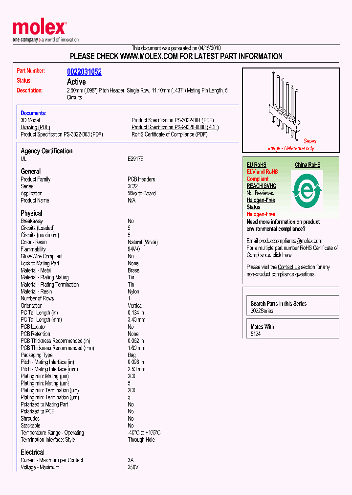 22-03-1052_1781168.PDF Datasheet